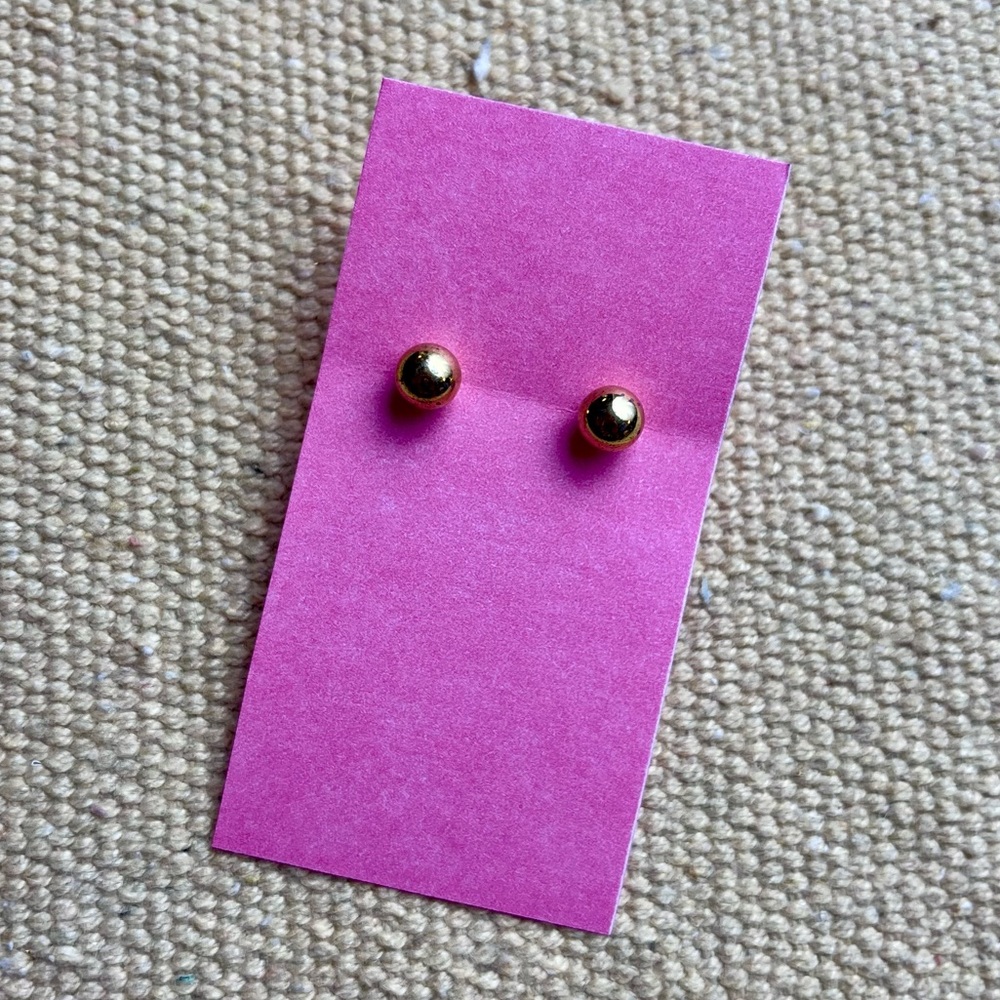 VTG 1980s Gold-Tone Stud Earrings